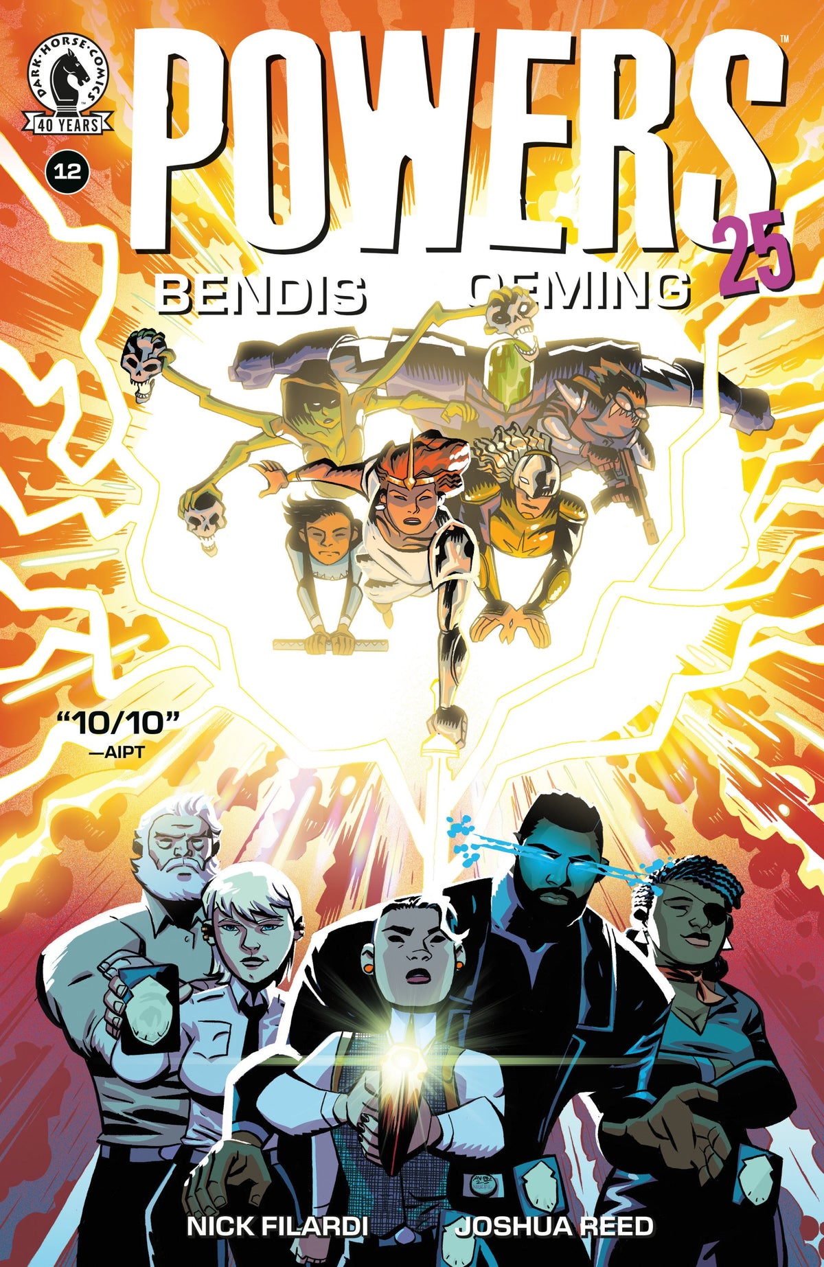 POWERS 25 #12 CVR A MICHAEL AVON OEMING