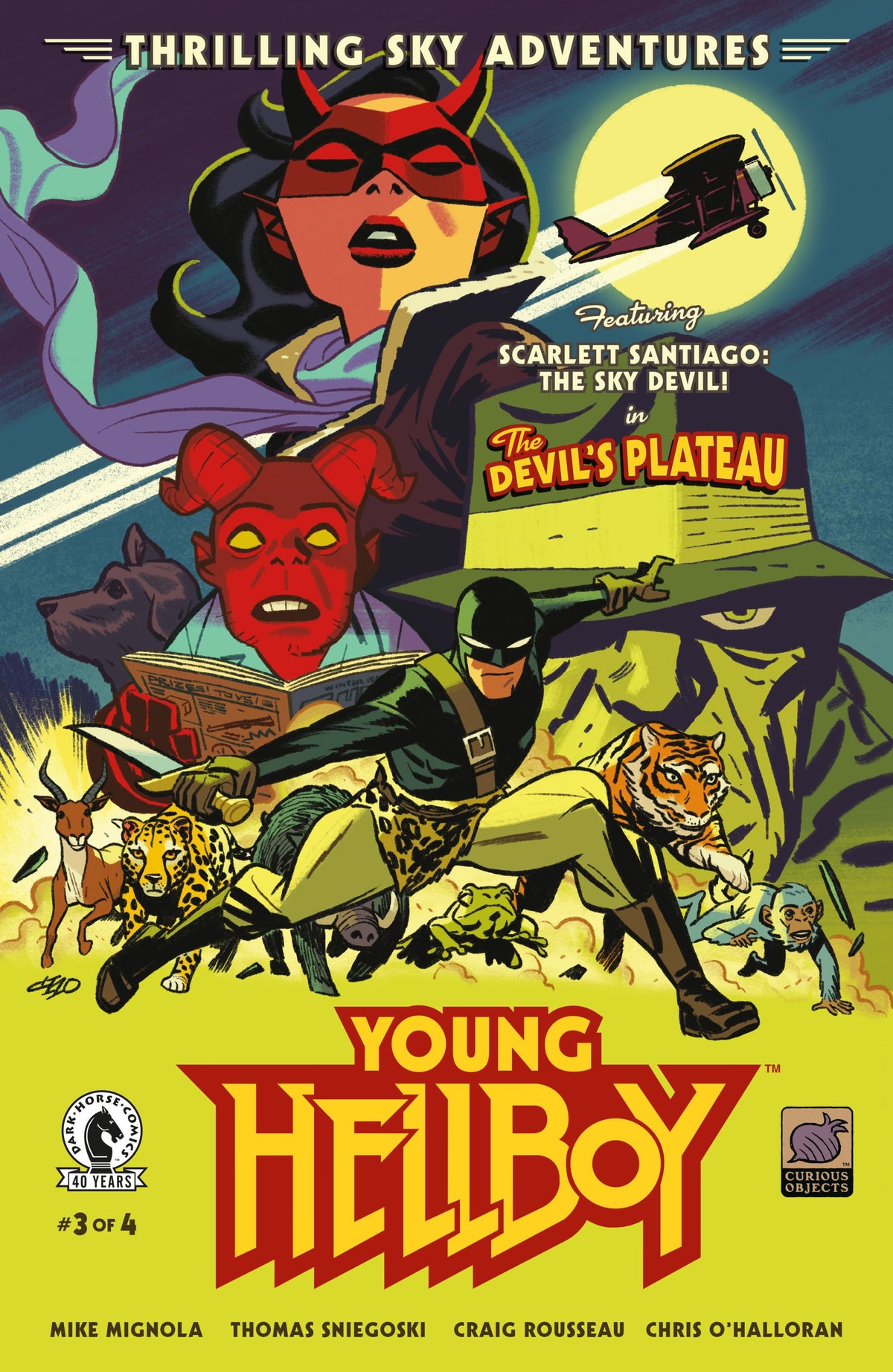 YOUNG HELLBOY THRILLING SKY ADVENTURES #3 CVR B MICHAEL CHO