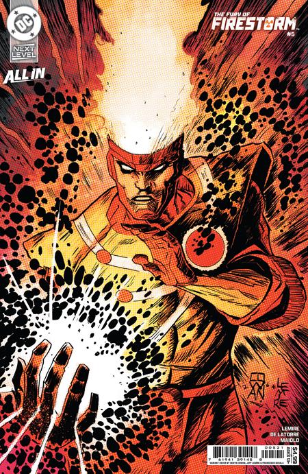 FURY OF FIRESTORM #5 CVR B DENYS COWAN AND JEFF LEMIRE CARD STOCK VAR OF 8