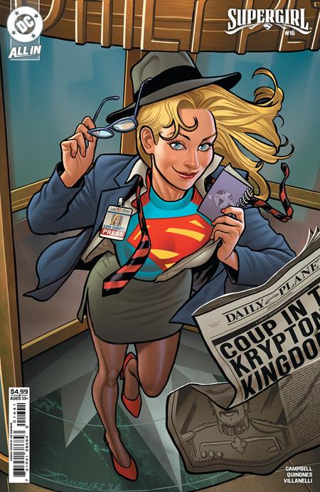 SUPERGIRL #16 CVR D JOE QUINONES CARD STOCK VAR KINGDOM OF ZOD