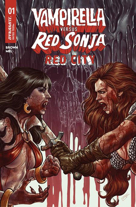 VAMPIRELLA VS RED SONJA RED CITY #1 CVR B DIEGO YAPUR VAR