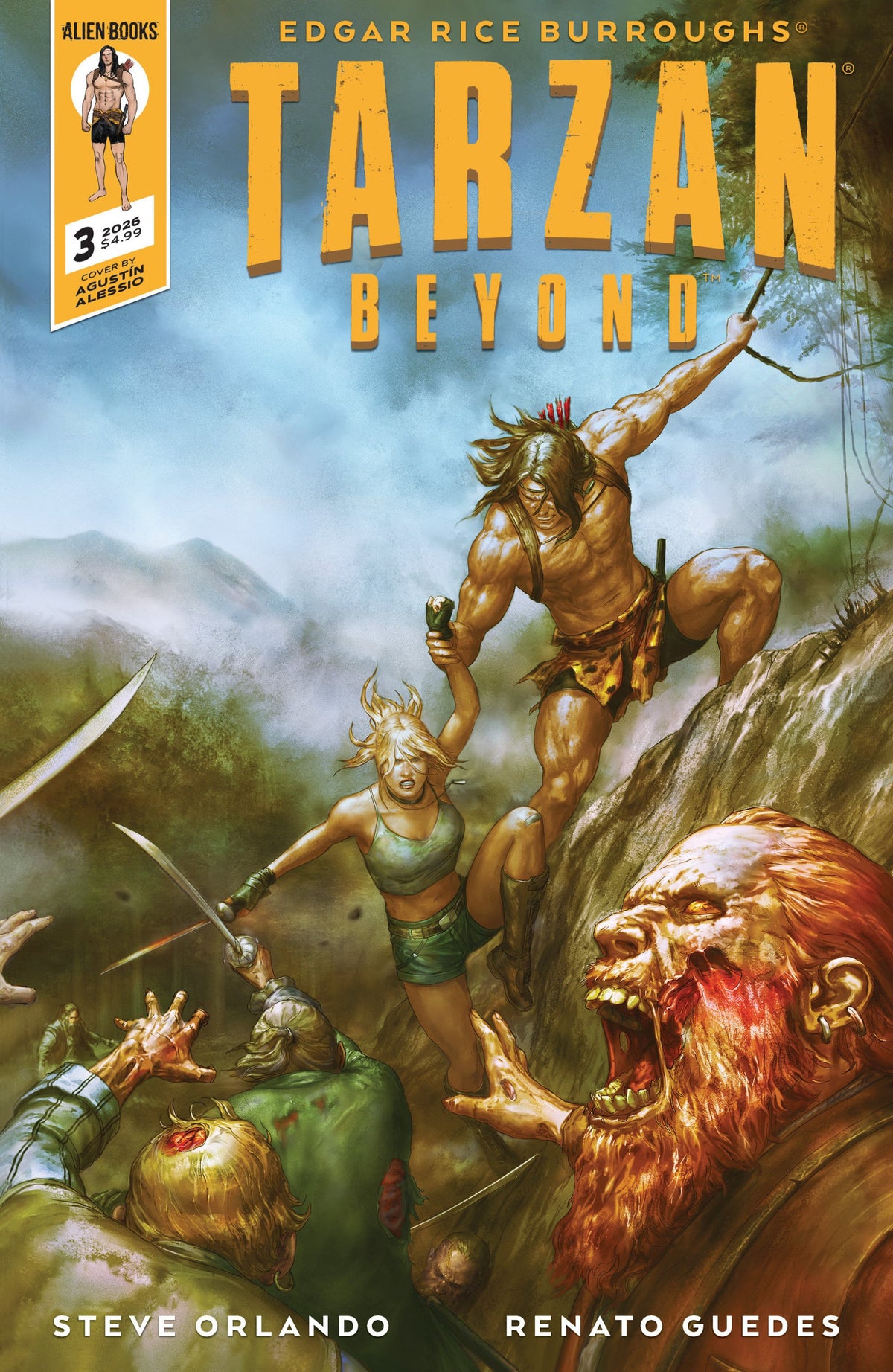 TARZAN BEYOND #3 COVER A ALESSIO CVR A
