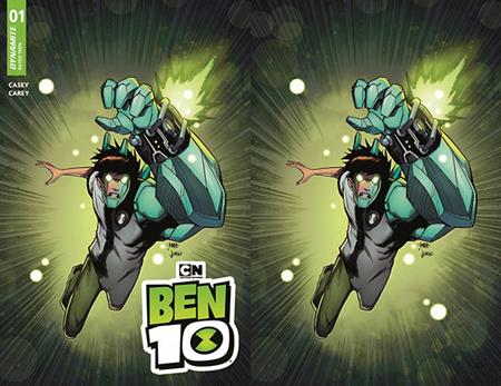 BEN 10 #1 CVRS ZG & ZH CHRIS !MBER DIAMOND HEAD DYNAMITE COM EXCLUSIVE BUNDLE OF 2 VAR