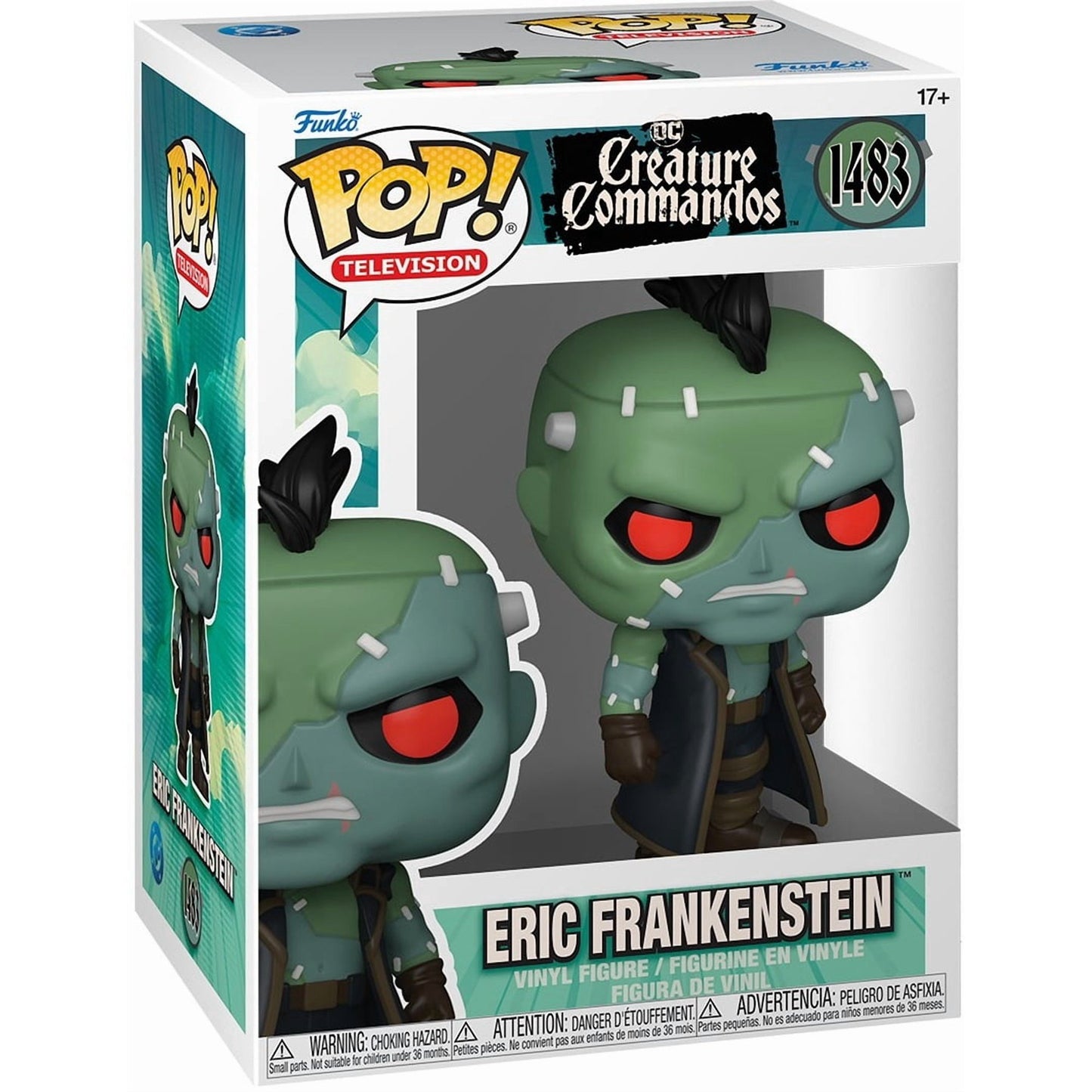 Pop Television Creature Commandos Eric Frankenstein Vinyl Figure