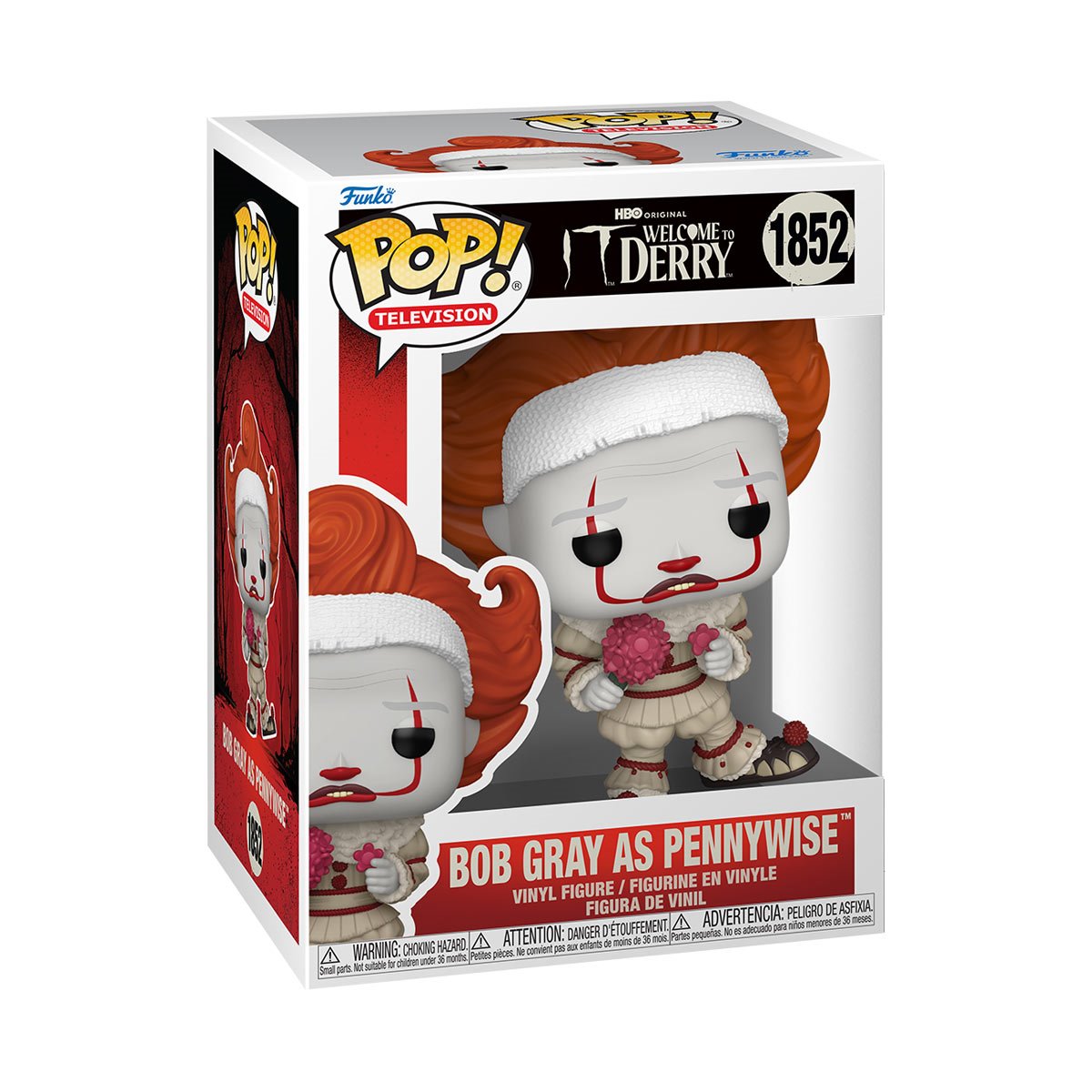 POP Television It: Welcome to Derry Bob Gray as Pennywise Vinyl Figure