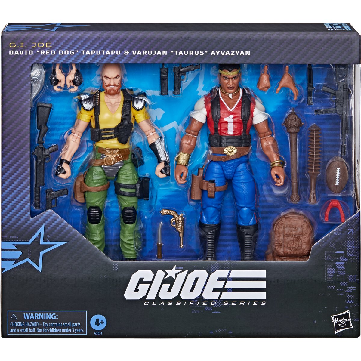 G.I. Joe Classified Series David Red Dog Taputapu & Varujan Taurus Ayvazyan Action Figures