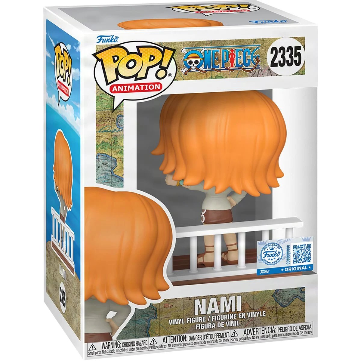 POP Anime One Piece Straw Hat Pirates Nami Exclusive Vinyl Figure