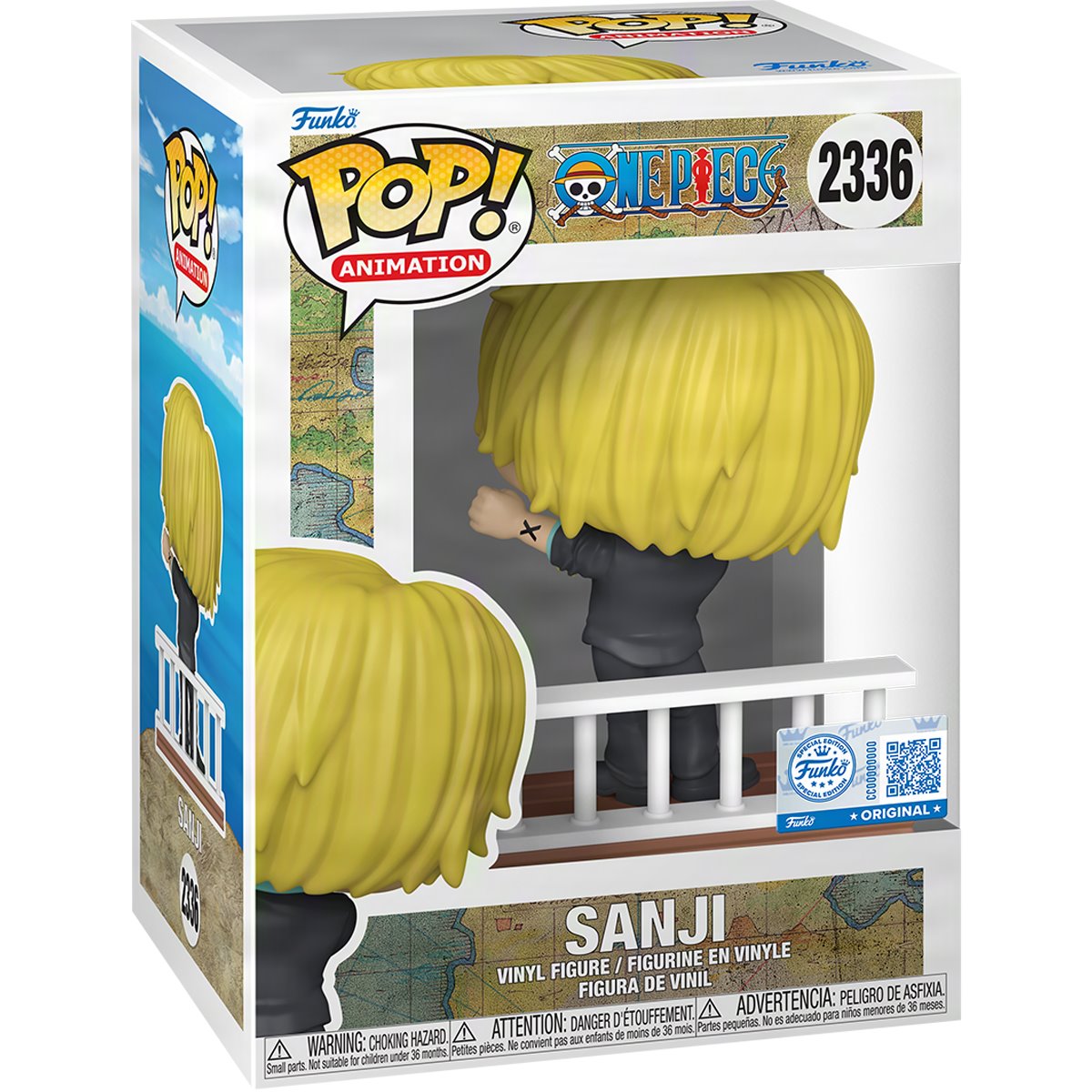 POP Anime One Piece Straw Hat Pirates Sanji Exclusive Vinyl Figure