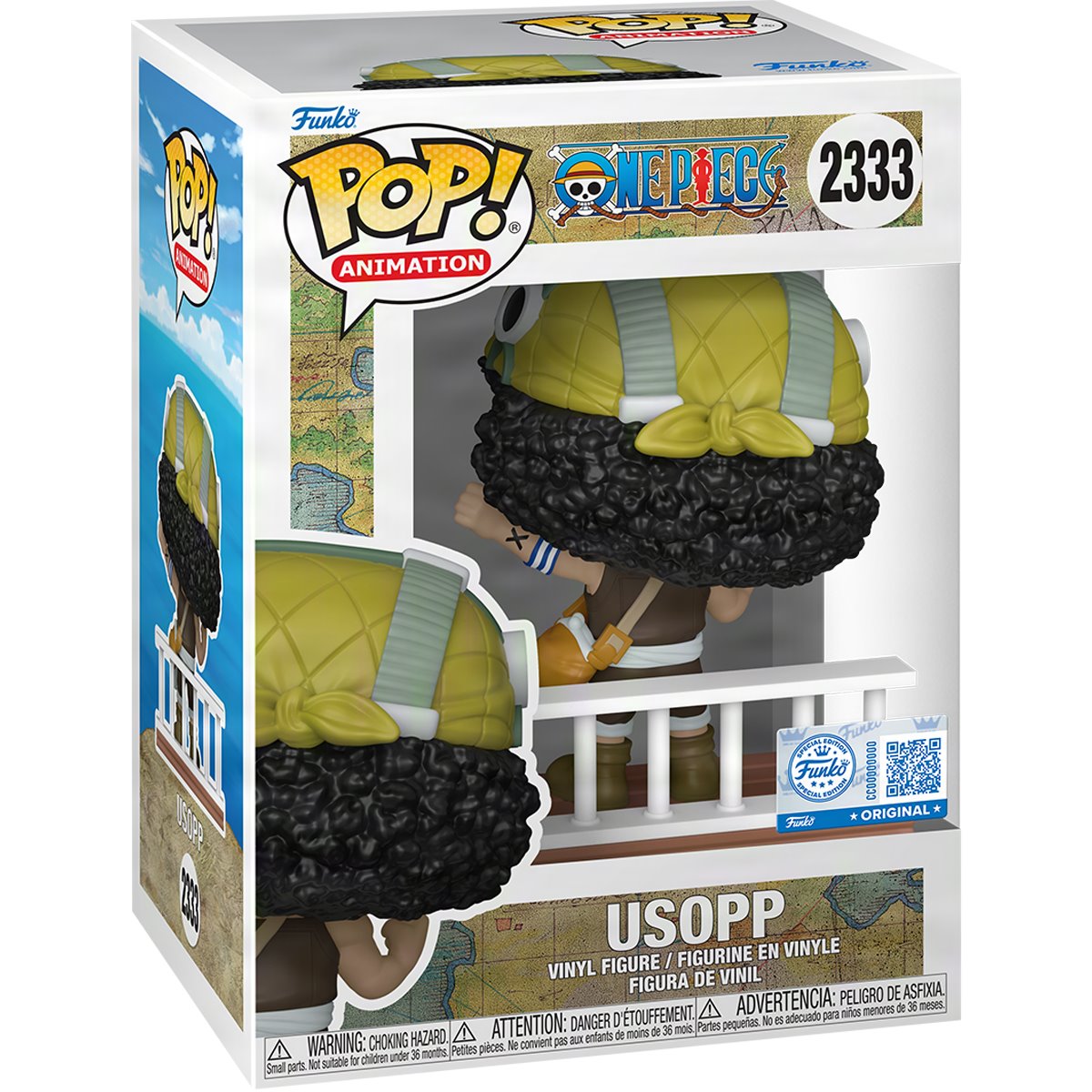 POP Anime One Piece Straw Hat Pirates Usopp Exclusive Vinyl Figure
