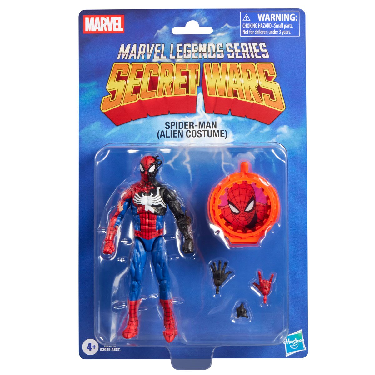 Marvel Legends Secret Wars Spider-Man Alien Costume Action Figure