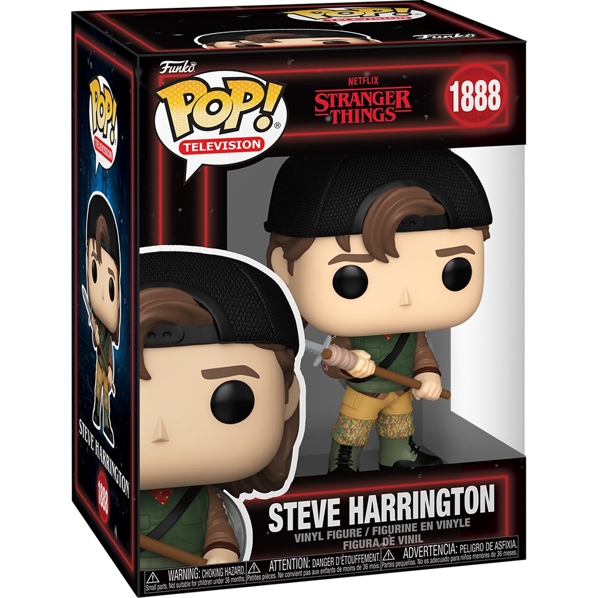 POP Television Stranger Things Steve Harrington Vinyl Figure #1888