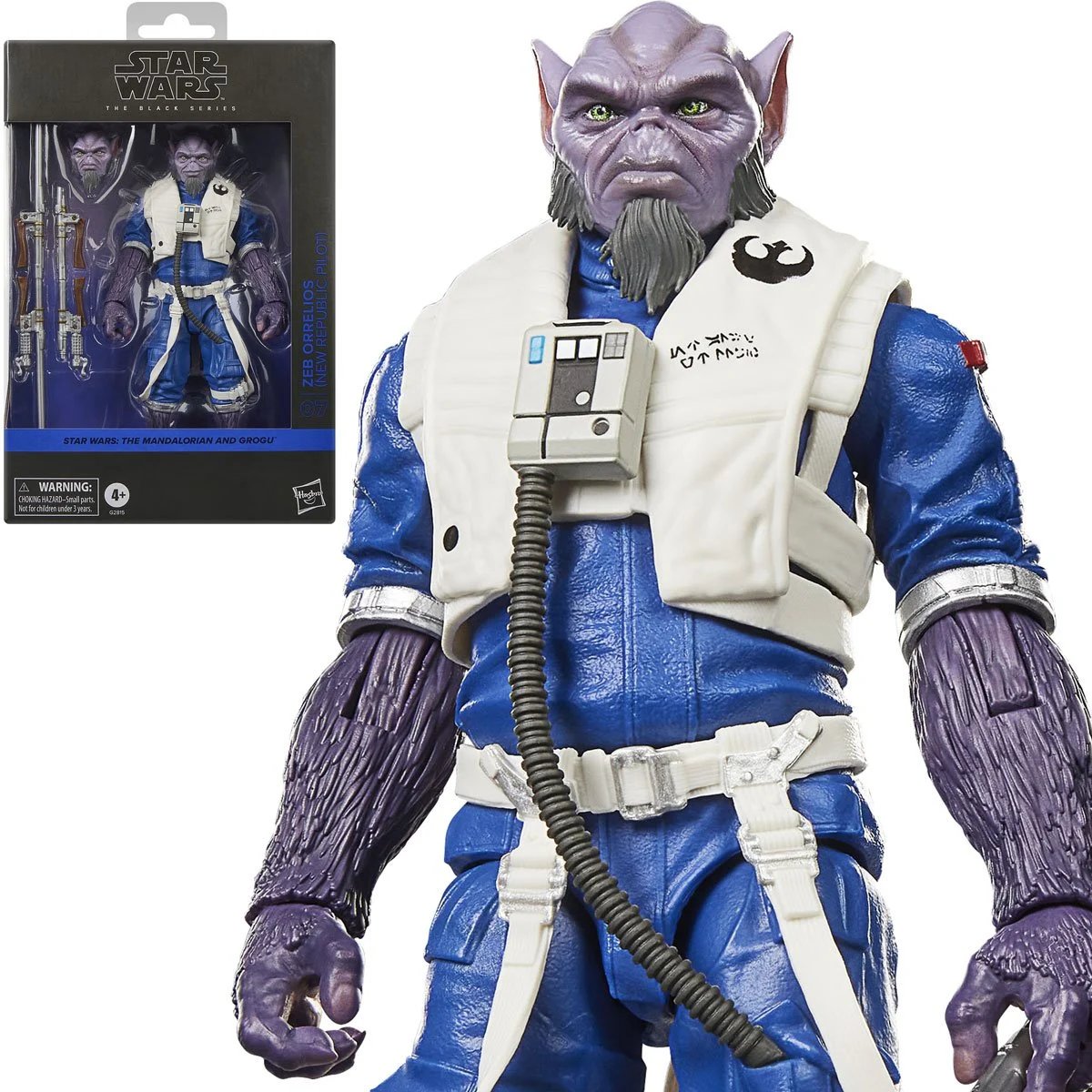 Star Wars Black The Mandalorian and Grogu Garazeb Zeb Orrelios Action Figure