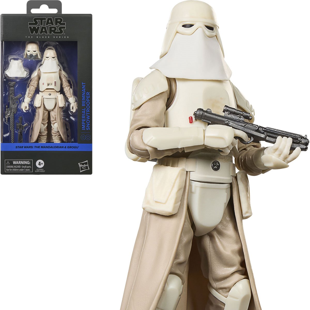 Star Wars Black The Mandalorian and Grogu Imperial Remnant Snowtrooper Action Figure