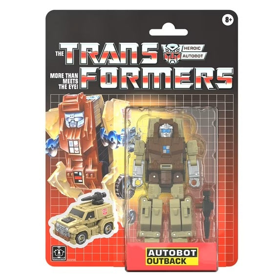 Transformers Retro Card Autobot Outback Action Figure