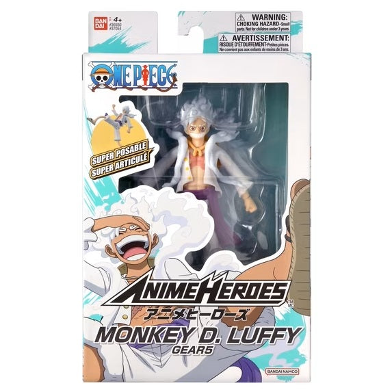 Anime Heroes One Piece Monkey D. Luffy Gear 5 Action Figure