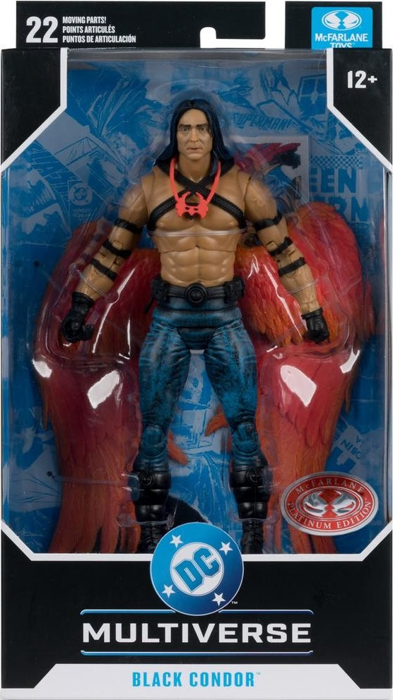 Dc Universe Mcfarlane Platinum Edition Black Condor Action Figure
