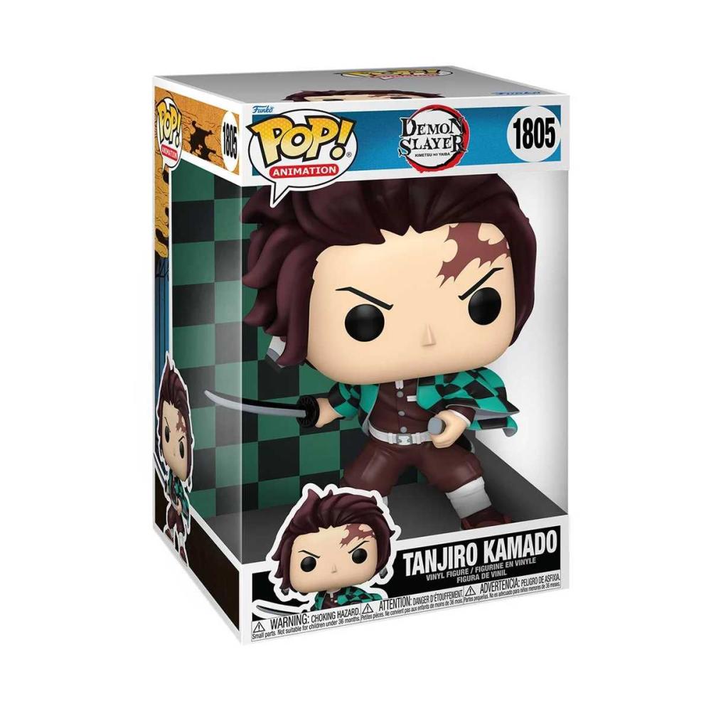 Pop Animation Jumbo Demon Slayer Tanjiro Vinyl Figure