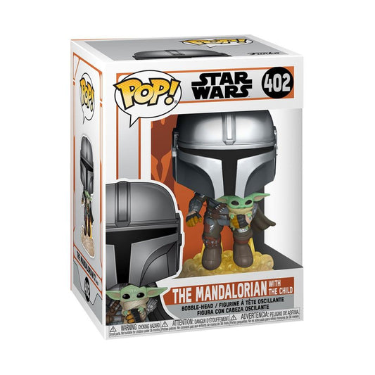 Pop Star Wars Mandalorian Flying With Jet Vinyl Figure