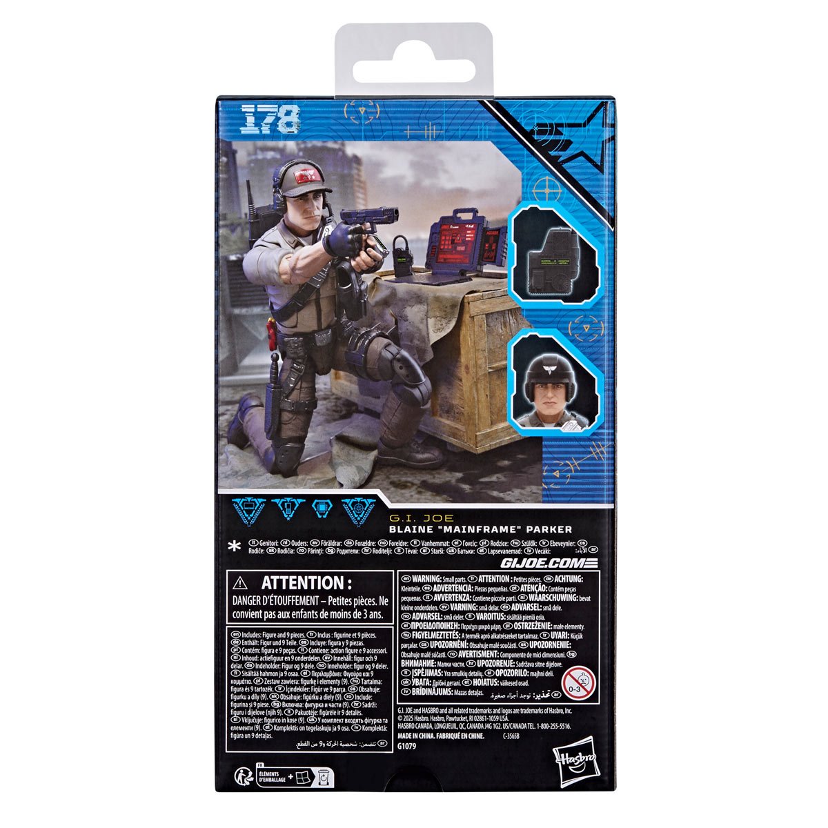 G.I. Joe Classified Series Blaine "Mainframe" Parker Action Figure