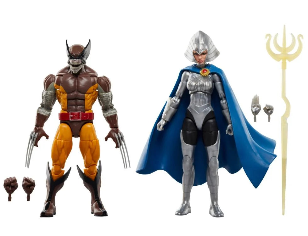 Marvel Legends Wolverine 50th Anniversary Wolverine with Lilandra 2-pack Action Figures
