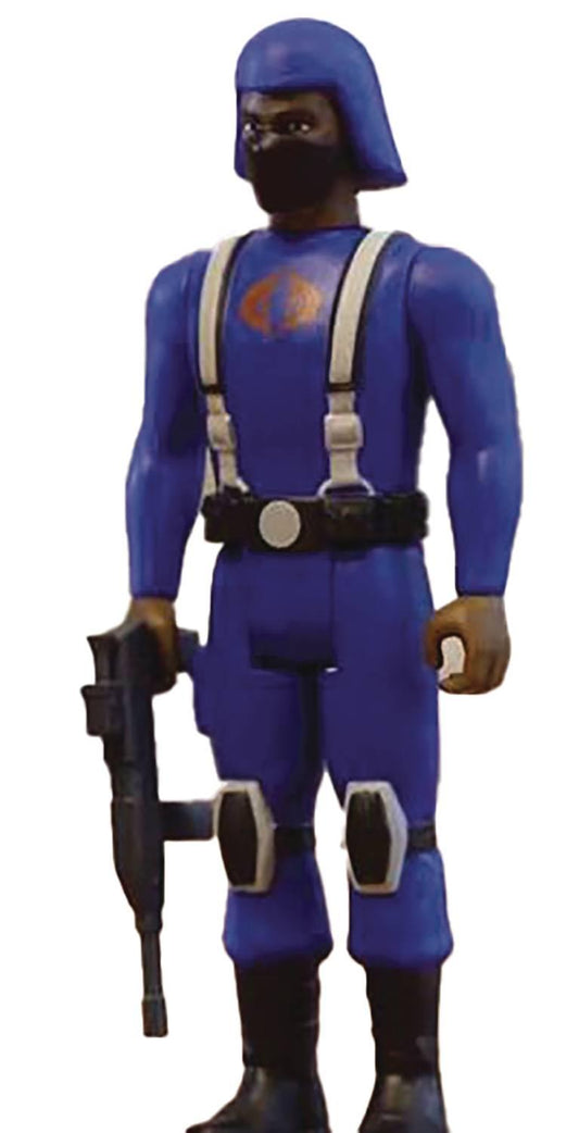 Gi Joe ReAction Cobra Trooper Y-Back Dk Brown Action Figure