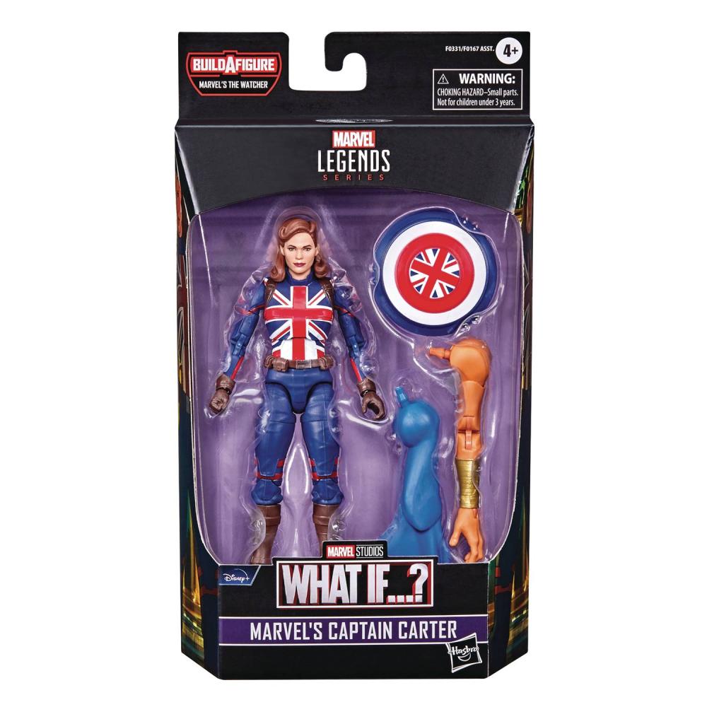 MARVEL DISNEY PLUS LEGENDS 6IN CAPTAIN CARTER AF CS