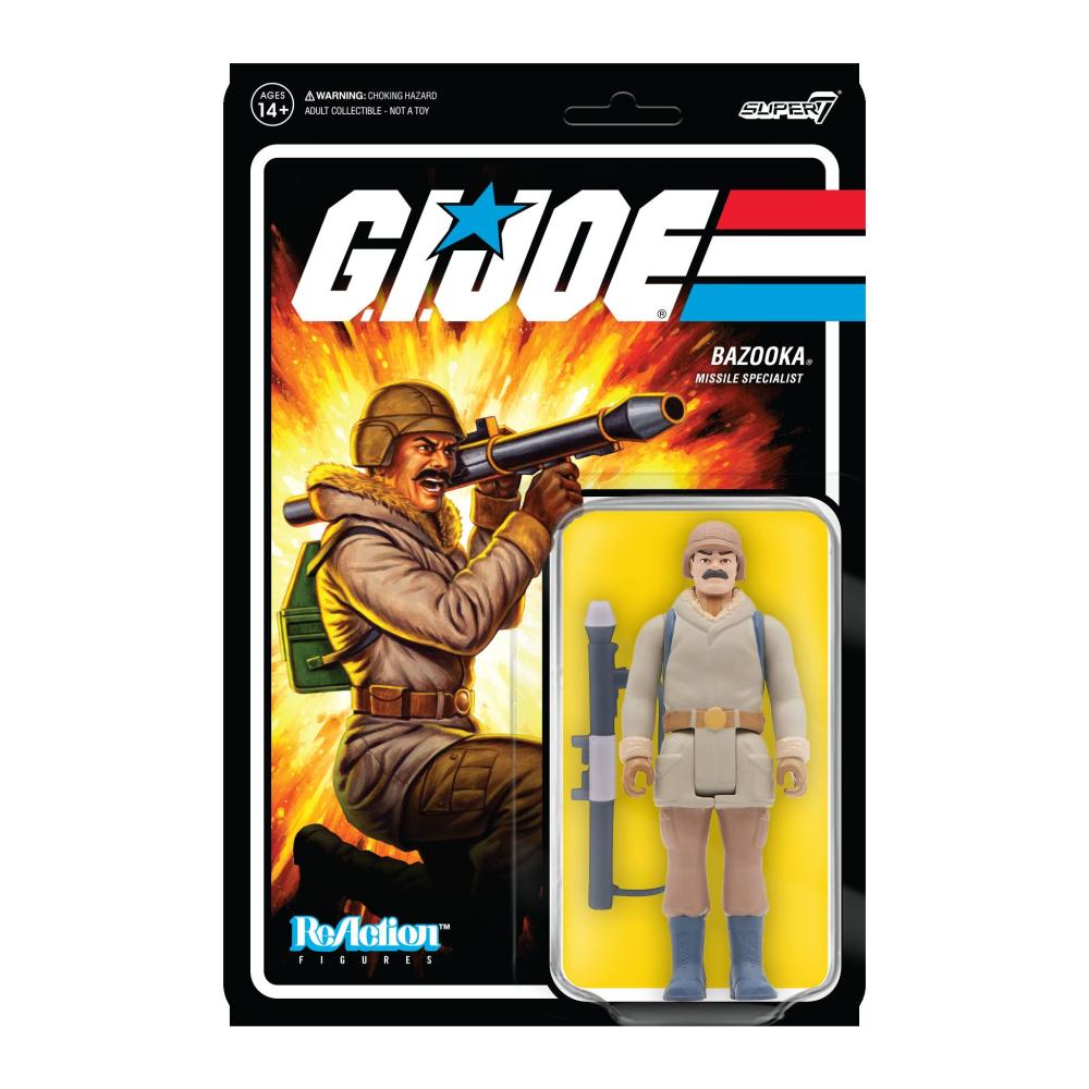 G.i. Joe ReAction Bazooka Arctic Action Figure