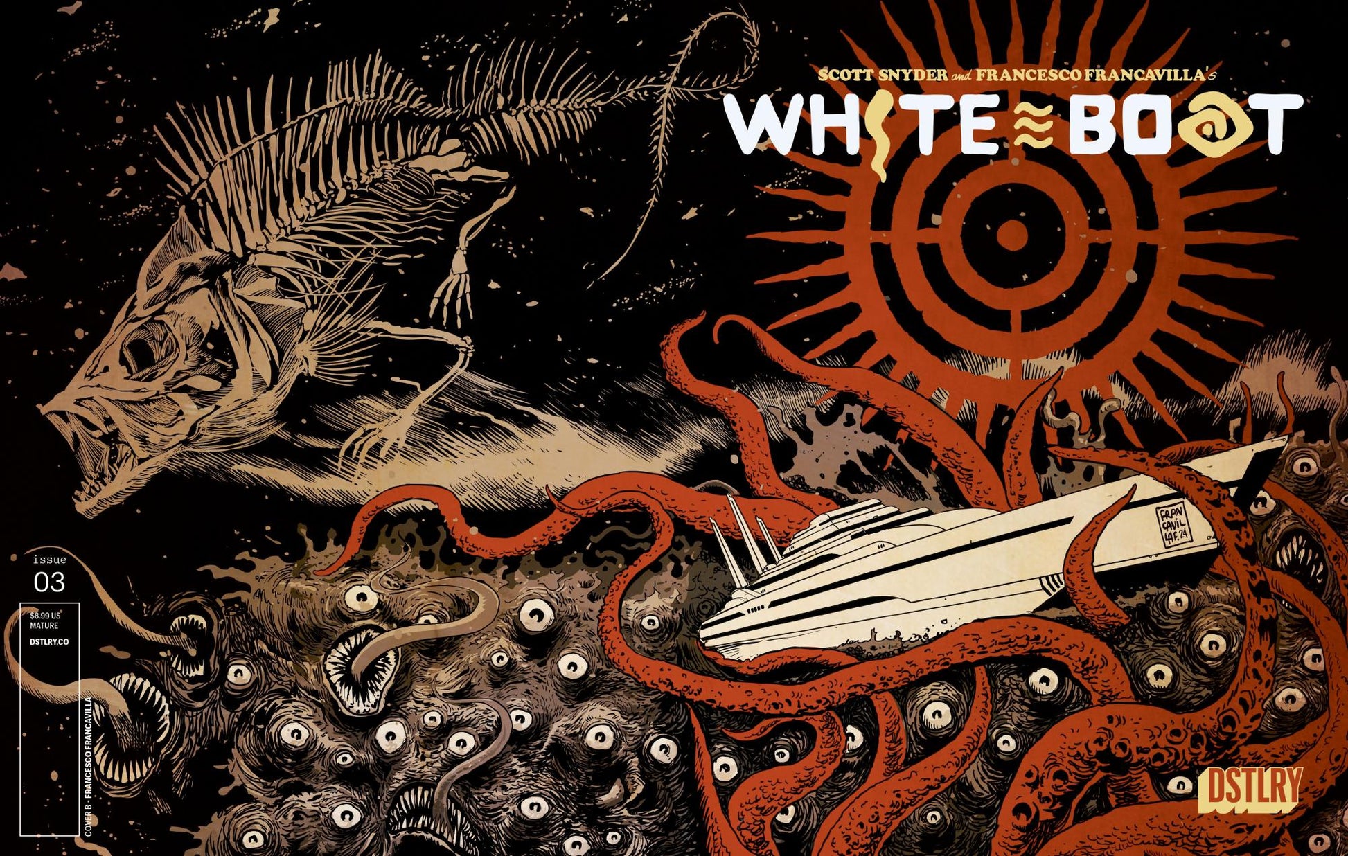 WHITE BOAT #3 CVR B FRANCESCO FRANCAVILLA VAR