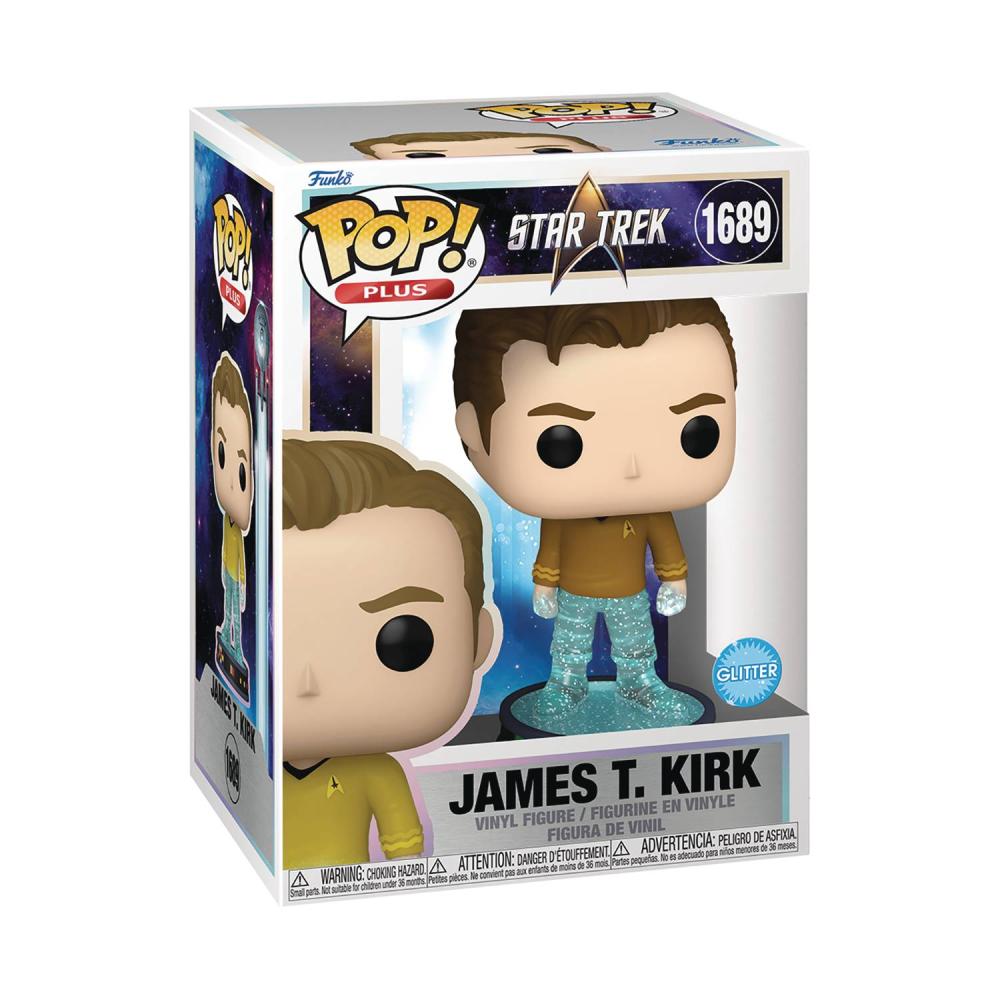 Pop Plus Star Trek Transporter Kirk Fig