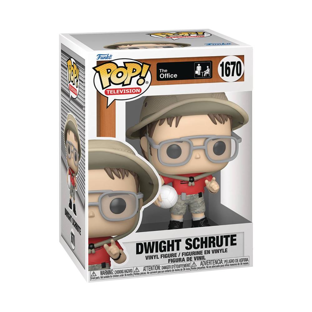 Pop Television The Office Dwight Schrute With Volleyball Vinyl Figure