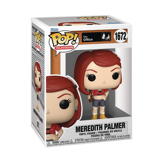 Pop Television The Office Meredith Palmer With Drink Vinyl Figure