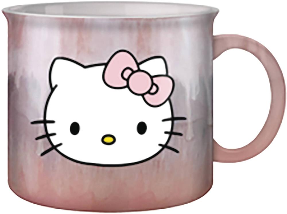 Hello Kitty Light Pink Reactive Glaze 20oz Camper Mug