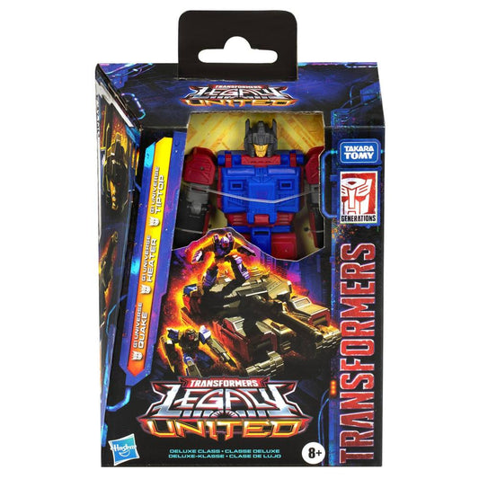 Transformers Legacy United G1 Universe Quake with Heater and Tiptop Action Figure