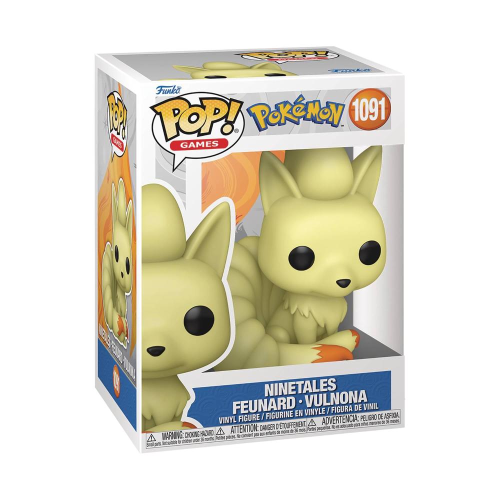 POP GAMES POKEMON NINETALES VINYL FIGURE