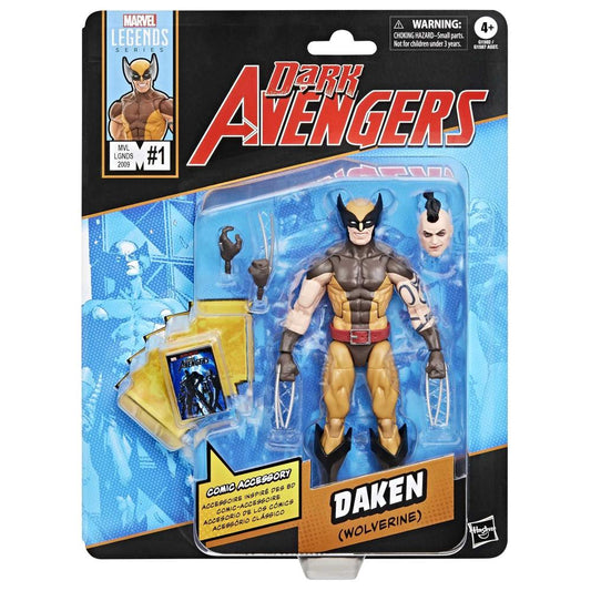 Marvel Legends Comics inspired Dark Avengers #1 Dakan Wolverine Action Figure
