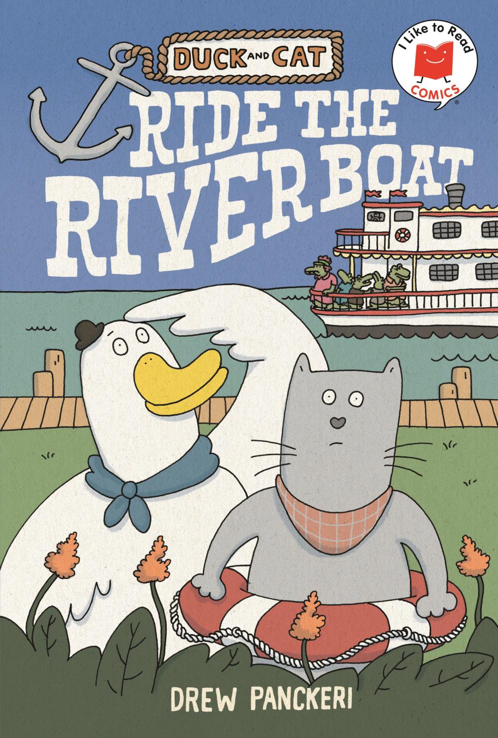 Duck and Cat Ride the Riverboat Hardcover