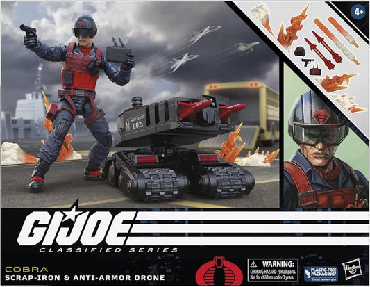 G.I. Joe Classified Series Scrap-Iron & Anti-Armor Drone Action Figure