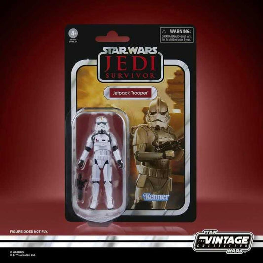 Star Wars Vintage Jedi Survivor Jetpack Trooper Action Figure