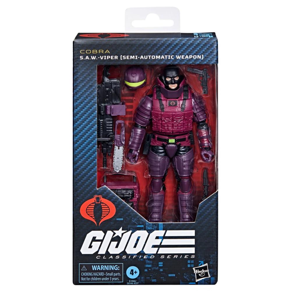 G.I. Joe Classified Series Cobra Saw Viper Action Figure