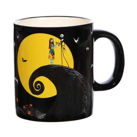 The Nightmare Before Christmas Jack & Sally 16 oz. Ceramic Mug