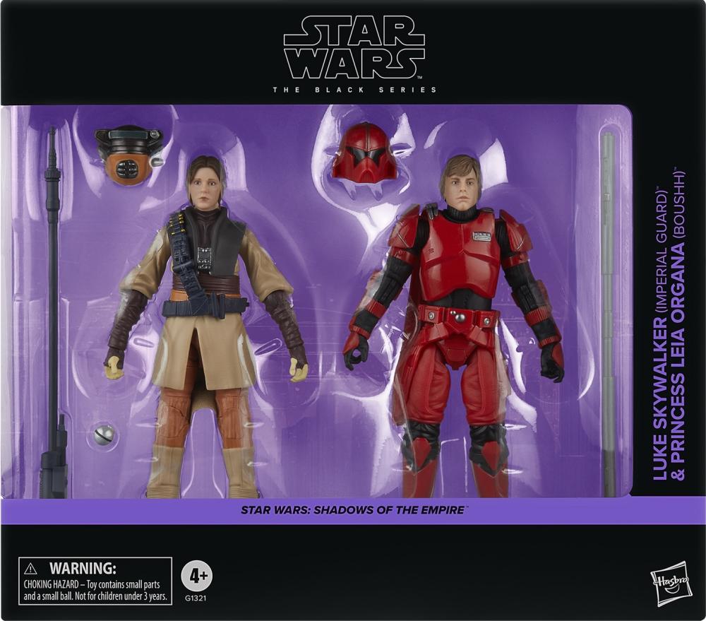 Star Wars Black Series Shadows of the Empire Luke Skywalker and Leia Organa 2PK Action Figure