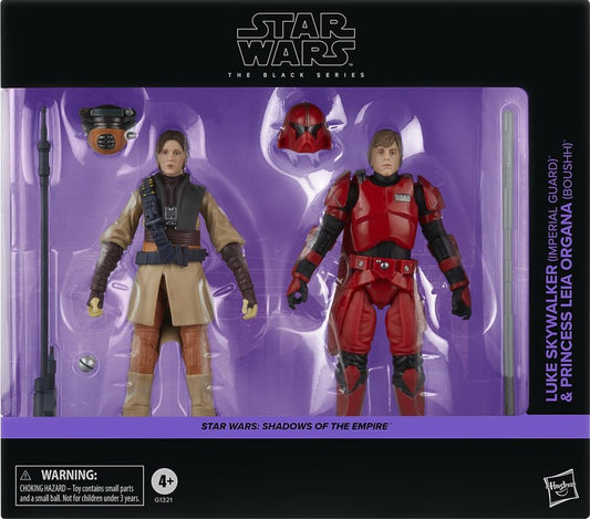 Star Wars Black Series Shadows of the Empire Luke Skywalker and Leia Organa 2PK Action Figure