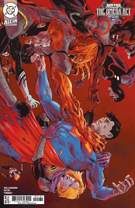 JUSTICE LEAGUE THE OMEGA ACT SPECIAL #1 ONE SHOT CVR C FERNANDO BLANCO CARD STOCK VAR DC K.O.