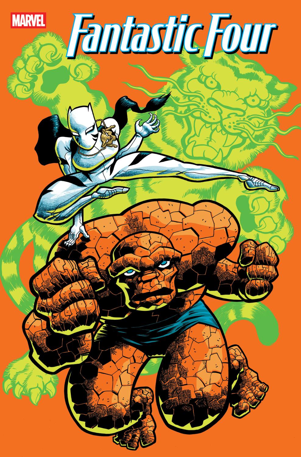 FANTASTIC FOUR #4 J GONZO WHITE TIGER TEAM-UP VAR CVR F