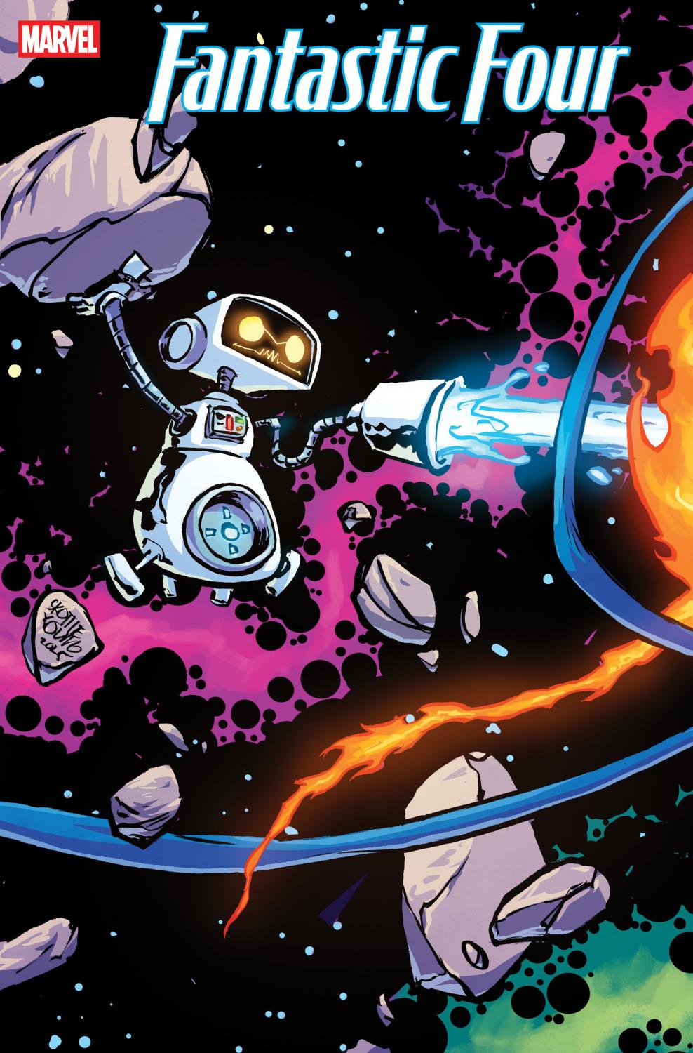FANTASTIC FOUR #4 SKOTTIE YOUNG 5-PART CONNECTING VAR CVR C