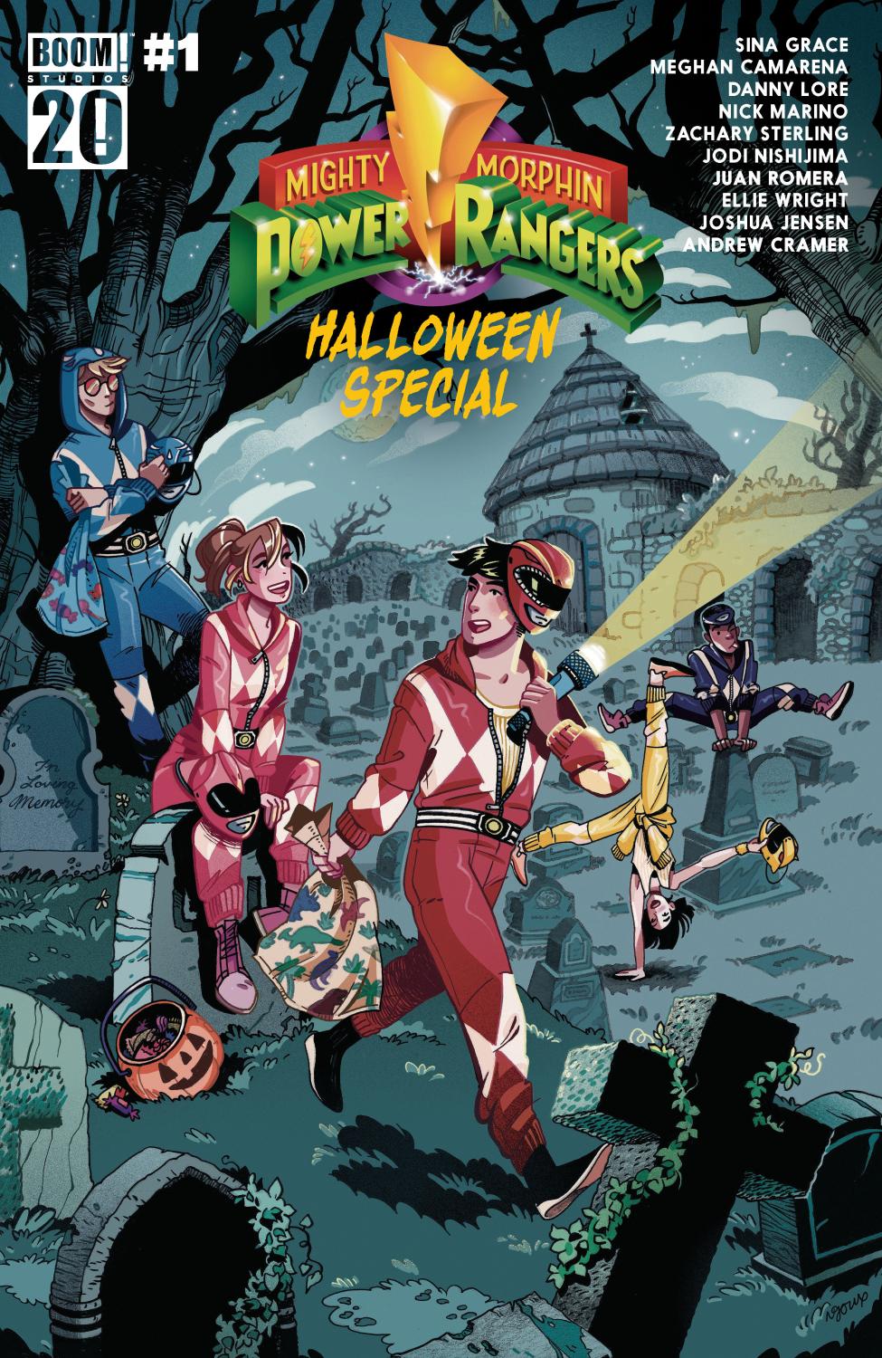 MIGHTY MORPHIN POWER RANGERS HALLOWEEN SPECIAL #1 B VAR DRESSED GOUX CVR B