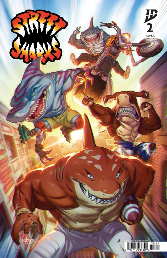 STREET SHARKS #2 VAR B SANTOLOUCO CVR B