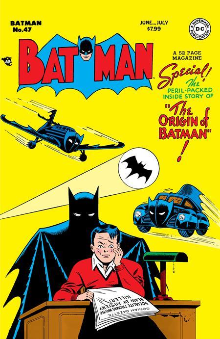BATMAN #47 FACSIMILE EDITION CVR B BOB KANE FOIL VAR