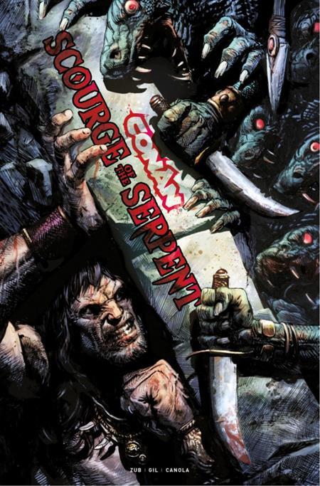 CONAN THE BARBARIAN SCOURGE OF THE SERPENT #3 CVR A GERARDO ZAFFINO VAR OF 4