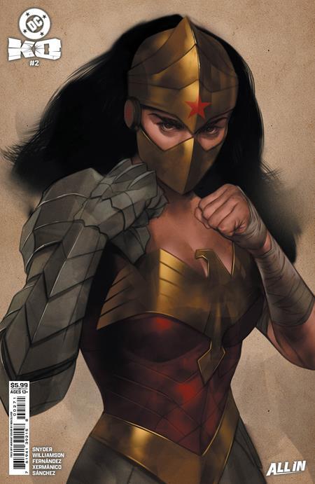 DC KO #2 CVR H BEN OLIVER FACE-OFF CARD STOCK VAR OF 5